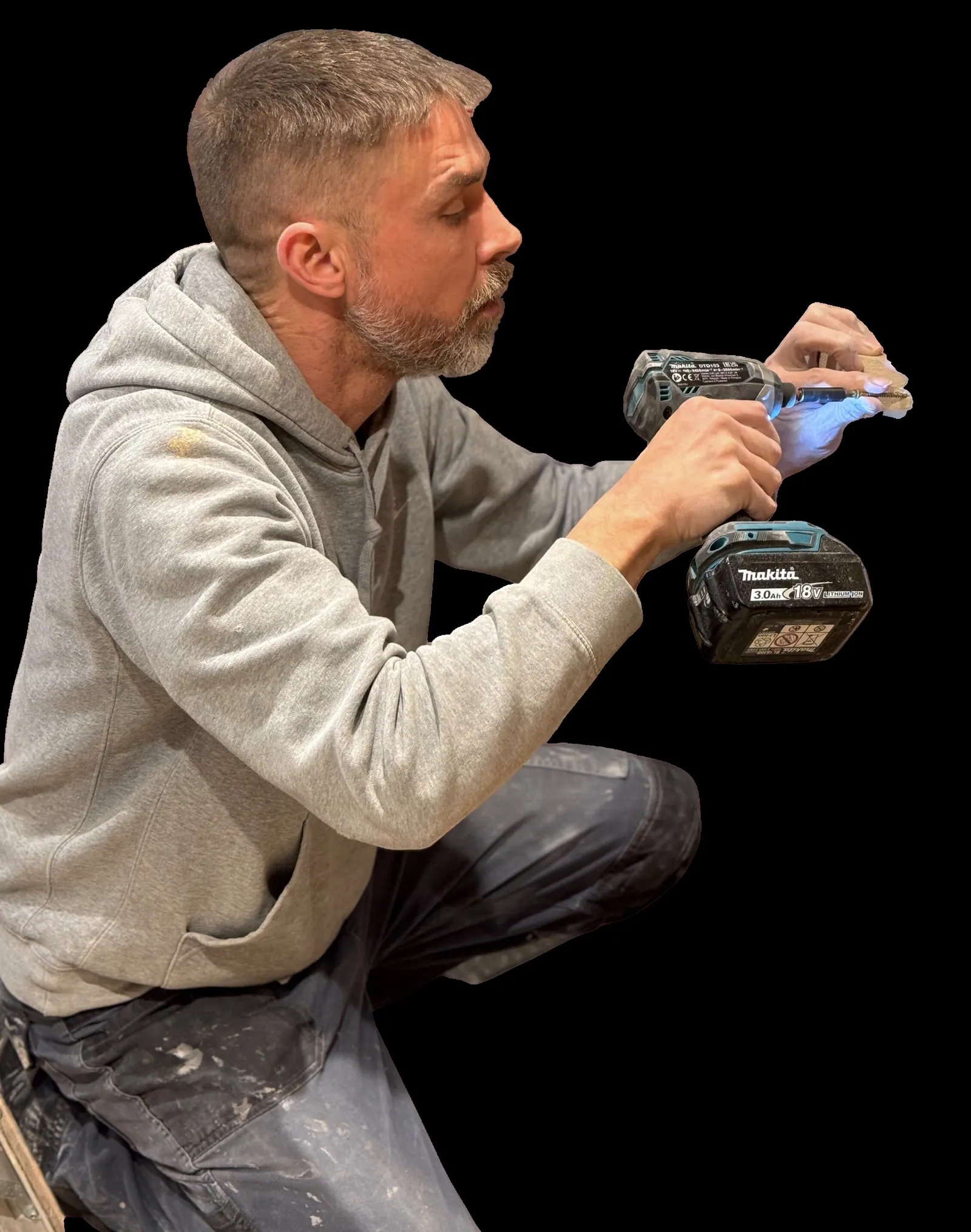 Steven Moore at work